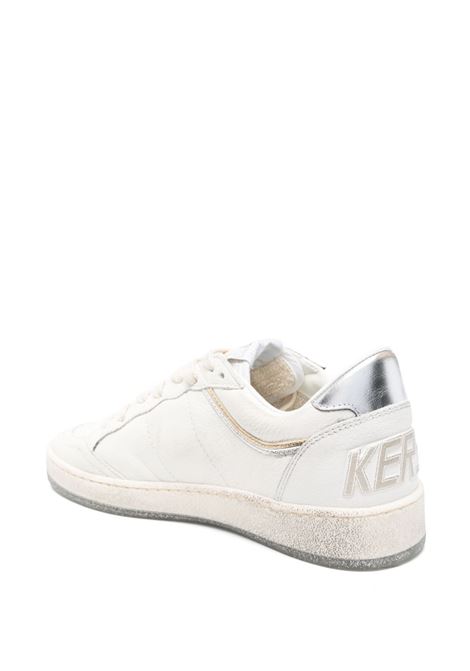 Sneakers Ball Star in bianco e argnto Golden goose- donna GOLDEN GOOSE | GWF00746F00756510449